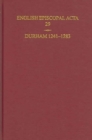 English Episcopal Acta 29 : Durham 1241-1283 - Book