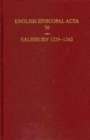 English Episcopal Acta 36, Salisbury 1229-1262 - Book