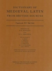 Dictionary of Medieval Latin from British Sources : Fascicule XV Sal-Sol - Book