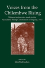 Voices from the Chilembwe Rising : Witness Testimonies made to the Nyasaland Rising Commission of Inquiry, 1915 - Book