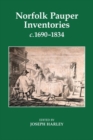 Norfolk Pauper Inventories, c.1690-1834 - Book