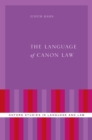 The Language of Canon Law - eBook