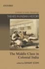 The Middle Class in Colonial India - Book