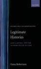 Legitimate Histories : Scott, Gothic, and the Authorities of Fiction - Book