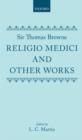 Religio Medici and Other Works: Religio Medici and Other Works - Book