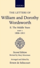 The Letters of William and Dorothy Wordsworth: Volume II. The Middle Years: Part 1. 1806-1811 - Book