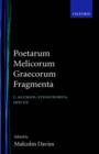 Poetarum Melicorum Graecorum Fragmenta: Volume I : Alcman, Stesichorus, Ibycus: Post D. L. Page - Book