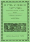 Cicero Orationes. Vol. III : (Verrinae) - Book