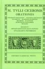 Cicero Orationes. Vol. V : (Post Reditum, De Domo, Har. Resp., Sest., Vat., Prov. Cons., Balb.) - Book
