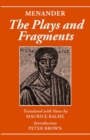 Menander: The Plays and Fragments - Book