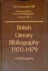 British Literary Bibliography 1970-1979 : A Bibliography - Book