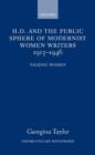 H.D. and the Public Sphere of Modernist Women Writers 1913-1946 : Talking Women - Book