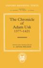 The Chronicle of Adam Usk 1377-1421 - Book