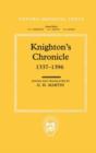 Knighton's Chronicle 1337-1396 - Book
