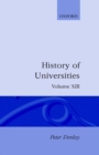 History of Universities: Volume XIII: 1994 - Book