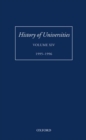 History of Universities: Volume XIV: 1995-1996 - Book