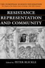 Resistance, Representation and Community - Book