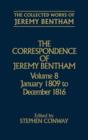 The Collected Works of Jeremy Bentham: Correspondence: Volume 8 : January 1809 to December 1816 - Book