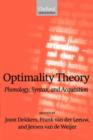 Optimality Theory : Phonology, Syntax, and Acquisition - Book