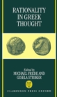 Rationality in Greek Thought - Book