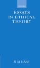 Essays in Ethical Theory - Book