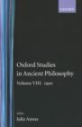 Oxford Studies in Ancient Philosophy: Volume VIII: 1990 - Book