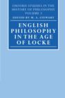 English Philosophy in the Age of Locke - Book