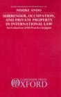 Surrender, Occupation, and Private Property in International Law : An Evaluation of US Practice in Japan - Book
