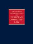 The Oxford Encyclopaedia of European Community Law : The Law of the Internal Market - Book