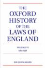 The Oxford History of the Laws of England Volume VI : 1483-1558 - Book