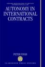 Autonomy in International Contracts - Book
