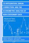 Co-integration, Error Correction, and the Econometric Analysis of Non-Stationary Data - Book