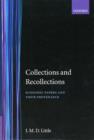 Collection and Recollections : Economic Papers and their Provenance - Book
