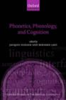 Phonetics, Phonology, and Cognition - Book