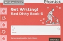 Read Write Inc. Phonics: Get Writing! Red Ditty Book 6 Pack of 10 - Book