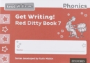 Read Write Inc. Phonics: Get Writing! Red Ditty Book 7 Pack of 10 - Book
