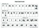 Read Write Inc. Phonics: Simple Speed Sounds Poster (Pack of 10) - Book