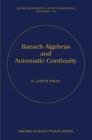Banach Algebras and Automatic Continuity - Book