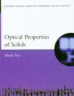 Optical Properties of Solids - Book