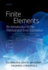 Finite Elements : An Introduction to the Method and Error Estimation - Book