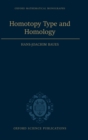 Homotopy Type and Homology - Book