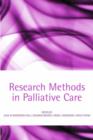 Research methods in palliative care - Book