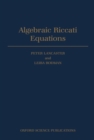 Algebraic Riccati Equations - Book