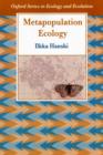 Metapopulation Ecology - Book