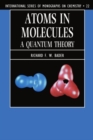 Atoms in Molecules : A Quantum Theory - Book