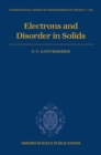 Electrons and Disorder in Solids - Book