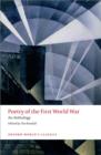 Poetry of the First World War : An Anthology - Book