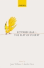 Edward Lear and the Play of Poetry - Book