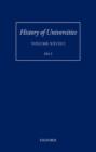 History of Universities : Volume XXVII/2 - Book