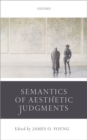 Semantics of Aesthetic Judgements - Book